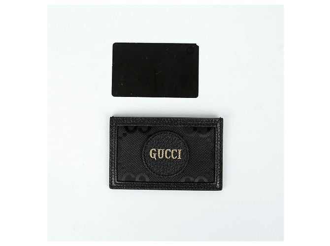 Gucci Kartenhalter-Wallet Off-The-Lead Schwarz - Ansicht 8