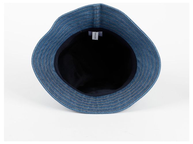 Salvatore Ferragamo Cappello bucket con patch logo Blu - vista 7