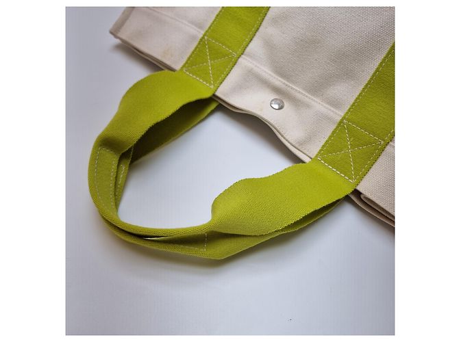Market Hermès Bora Bora GM Canvas Tote Bag Grün Boston Bag (Reisetasche, Große Größe) - Ansicht 11