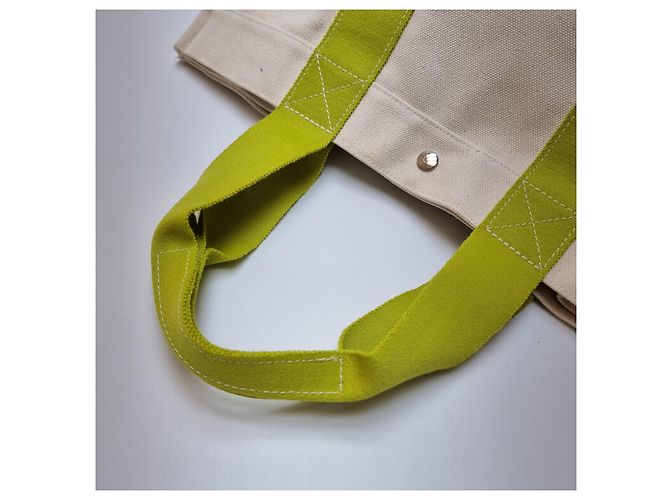 Market Hermès Bora Bora GM Canvas Tote Bag Grün Boston Bag (Reisetasche, Große Größe) - Ansicht 13