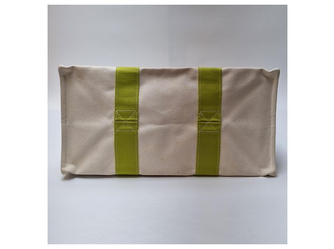 Market Hermès Bora Bora GM Canvas Tote Bag Grün Boston Bag (Reisetasche, Große Größe) - Ansicht 14