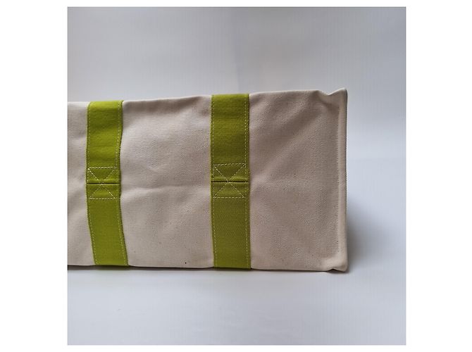 Market Hermès Bora Bora GM Canvas Tote Bag Grün Boston Bag (Reisetasche, Große Größe) - Ansicht 15