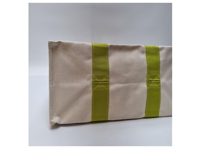 Market Hermès Bora Bora GM Canvas Tote Bag Grün Boston Bag (Reisetasche, Große Größe) - Ansicht 16