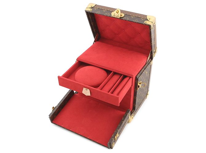 Boîte à bijoux Vanity Monogram Louis Vuitton M20074 Rouge Monogramme - vue 4