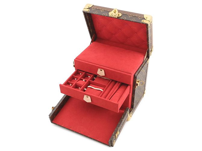 Boîte à bijoux Vanity Monogram Louis Vuitton M20074 Rouge Monogramme - vue 5