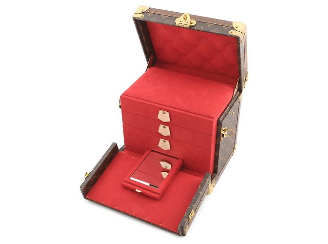 Boîte à bijoux Vanity Monogram Louis Vuitton M20074 Rouge Monogramme - vue 7