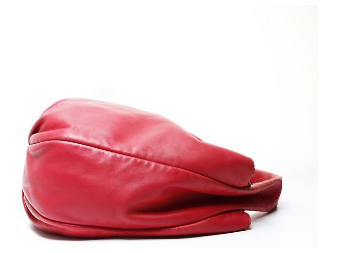 Borsa a Spalla in Pelle Morbida Anagram Loewe Rosso - vista 4