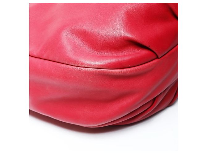 Borsa a Spalla in Pelle Morbida Anagram Loewe Rosso - vista 5