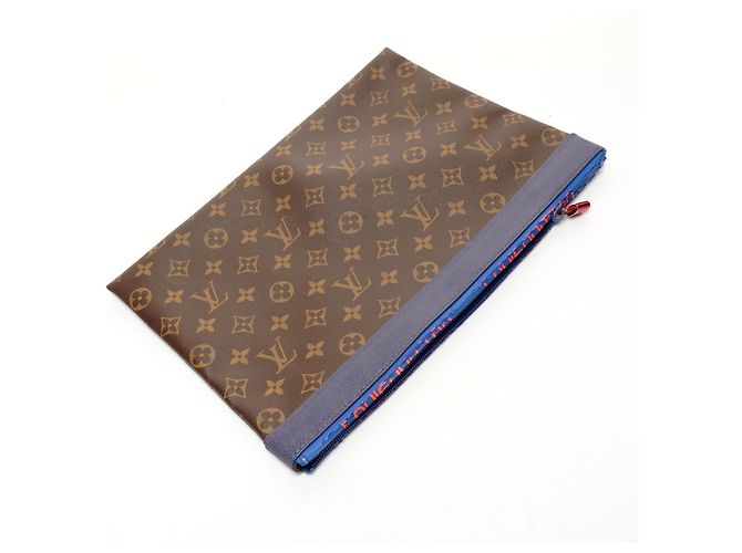Bolso Clutch Apollo Monogram Pacific Louis Vuitton M63048 Castaño - vista 8