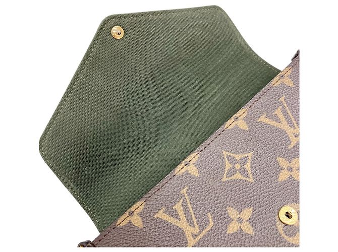 Borsa a Spalla Multi Pochette Felicie Monogram Louis Vuitton Marrone - vista 10