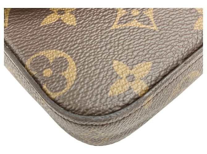 Borsa a Spalla Multi Pochette Felicie Monogram Louis Vuitton Marrone - vista 6