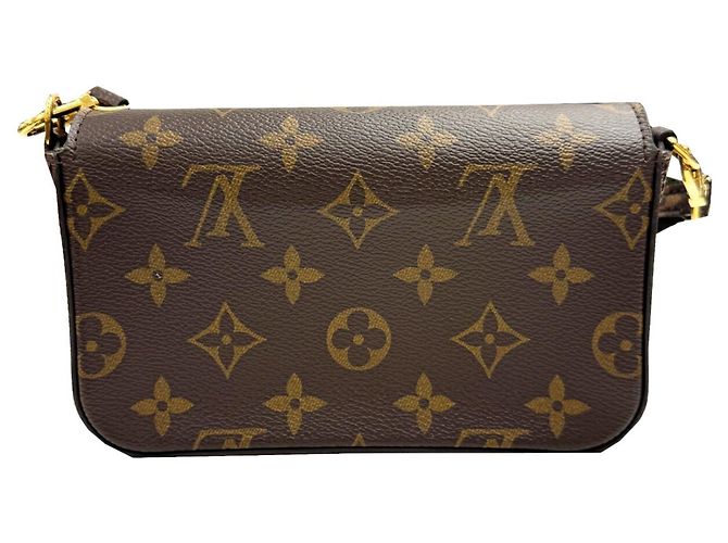 Borsa a Spalla Multi Pochette Felicie Monogram M80091 di Louis Vuitton Marrone - vista 2