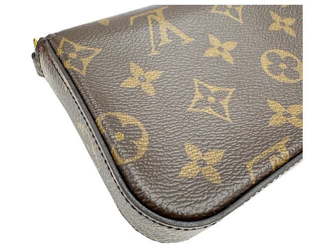 Borsa a Spalla Multi Pochette Felicie Monogram M80091 di Louis Vuitton Marrone - vista 8