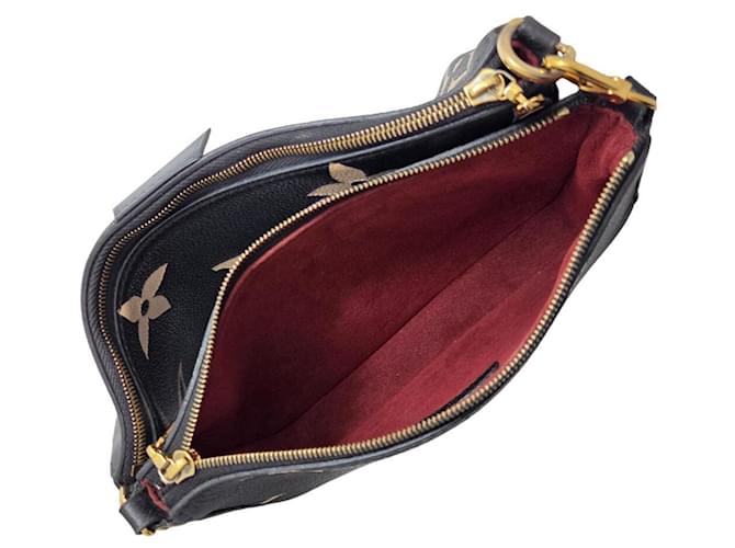 Louis Vuitton Monogram Empreinte Multi Pochette Accessori Nero Beige - vista 11