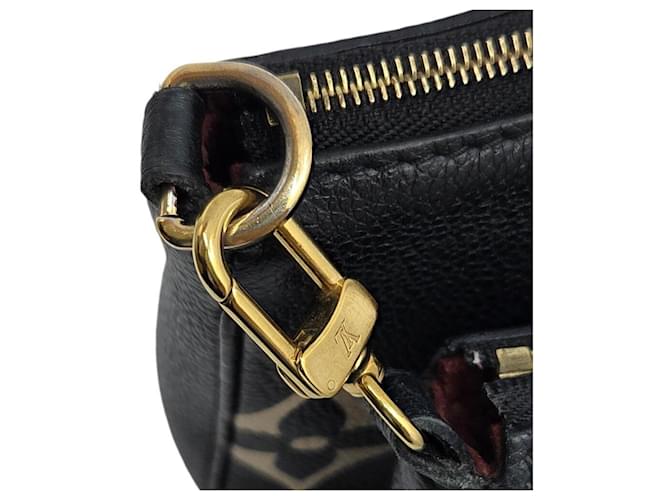 Louis Vuitton Monogram Empreinte Multi Pochette Accessori Nero Beige - vista 8