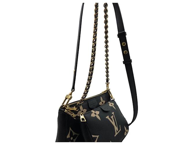 Louis Vuitton Monogram Empreinte Multi Pochette Accessori Nero Beige - vista 9