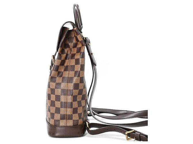 Louis Vuitton Damier Canvas Soho Backpack Brown Damier ebene - view 3