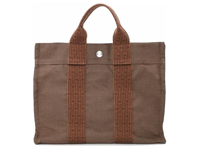 Borsa Hermès Tote PM Marrone - vista 2