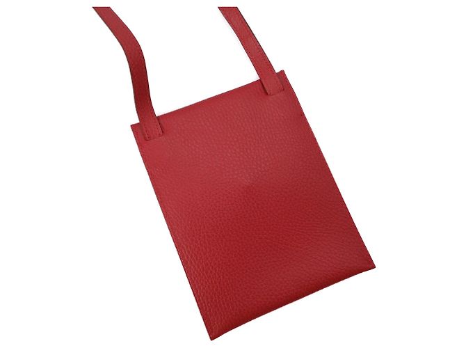 Borsa a spalla mini Amélie Pochette di Hermès in rosso - vista 5