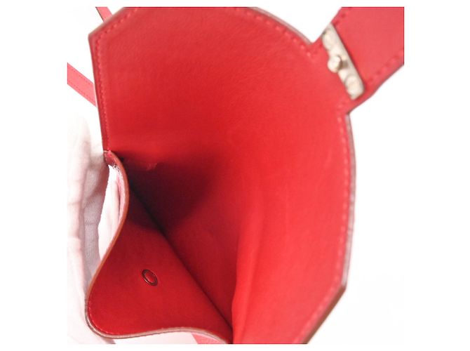 Borsa a spalla mini Amélie Pochette di Hermès in rosso - vista 8