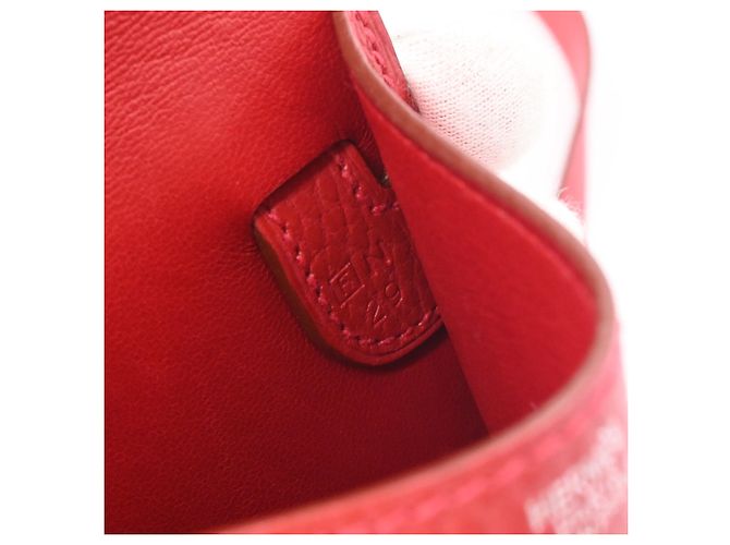 Borsa a spalla mini Amélie Pochette di Hermès in rosso - vista 9