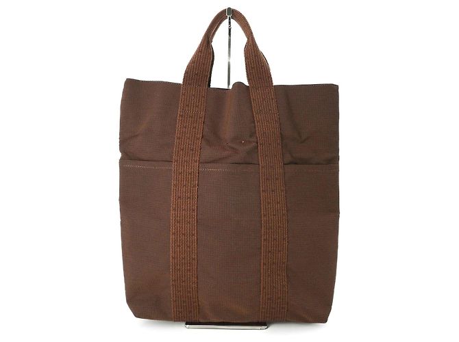Hermès Airline Cabas Tasche Braun - Ansicht 2