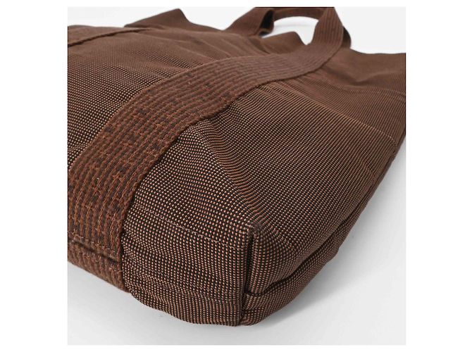 Hermès Airline Cabas Tasche Braun - Ansicht 5