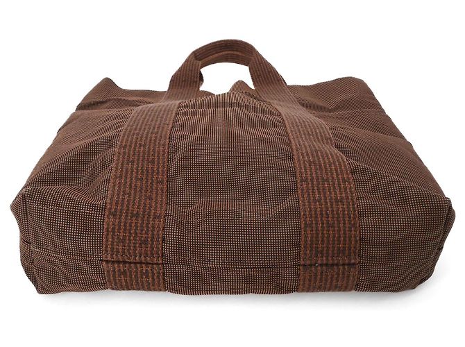 Hermès Airline Cabas Tasche Braun - Ansicht 6