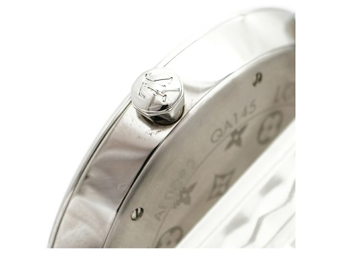 Orologio da uomo Louis Vuitton Tambour QA145 con quadrante nero - vista 11