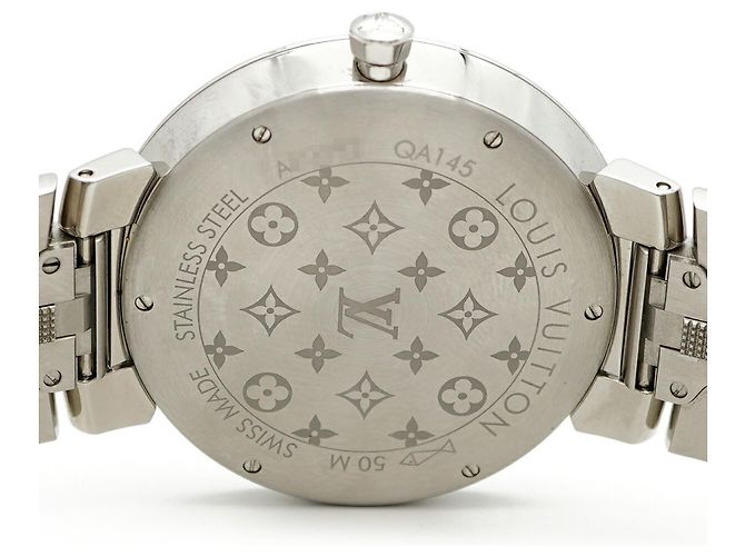 Orologio da uomo Louis Vuitton Tambour QA145 con quadrante nero - vista 6