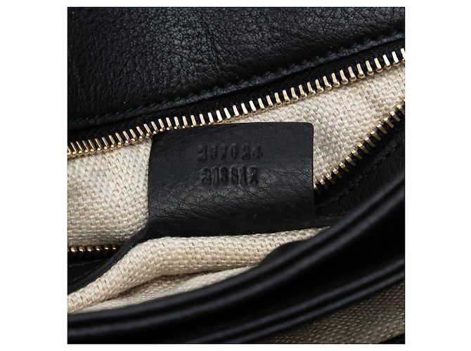 Borsa a tracolla Marrakech in pelle nera Gucci Nero - vista 6