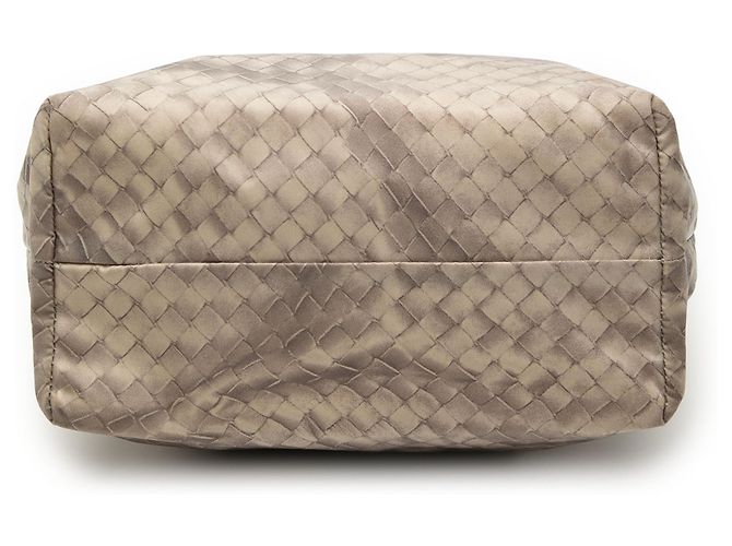 Bolsa Tote Bottega Veneta Beige Nylon Intrecciolusion - vista 3