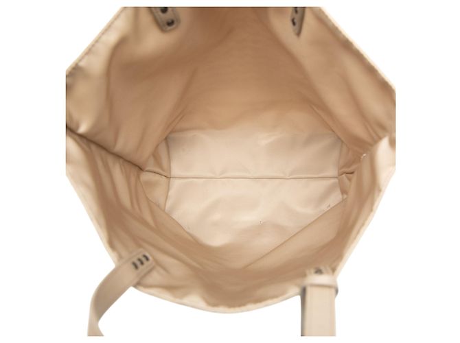 Bolsa Tote Bottega Veneta Beige Nylon Intrecciolusion - vista 4