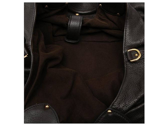 Louis Vuitton Marrone Monogramma Mahina XL Marrone scuro - vista 4