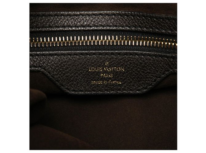 Louis Vuitton Marrone Monogramma Mahina XL Marrone scuro - vista 5