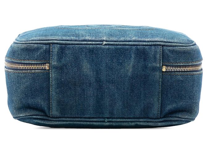 Borsa Vanity in Denim Blu CC di Chanel - vista 3