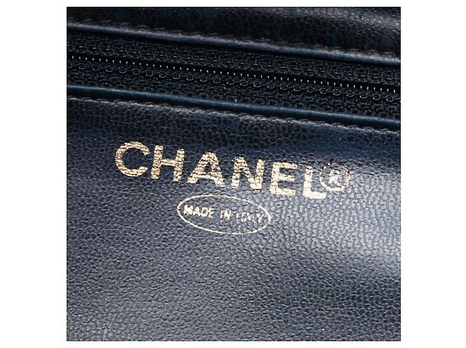 Borsa Vanity in Denim Blu CC di Chanel - vista 5