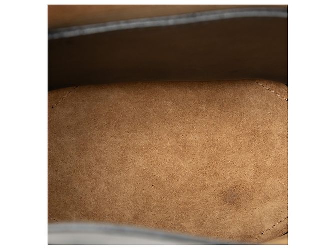 Borsa a secchiello in pelle di vitello nera con bambù LOEWE Nero - vista 4