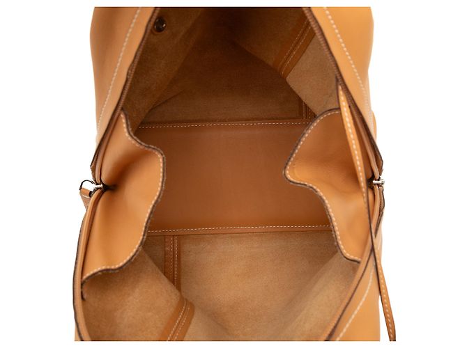 Borsa in pelle marrone LOEWE Caramello - vista 4