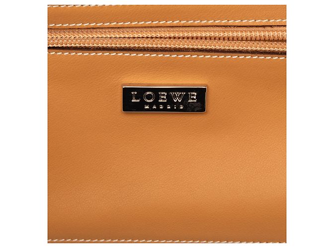 Borsa in pelle marrone LOEWE Caramello - vista 5