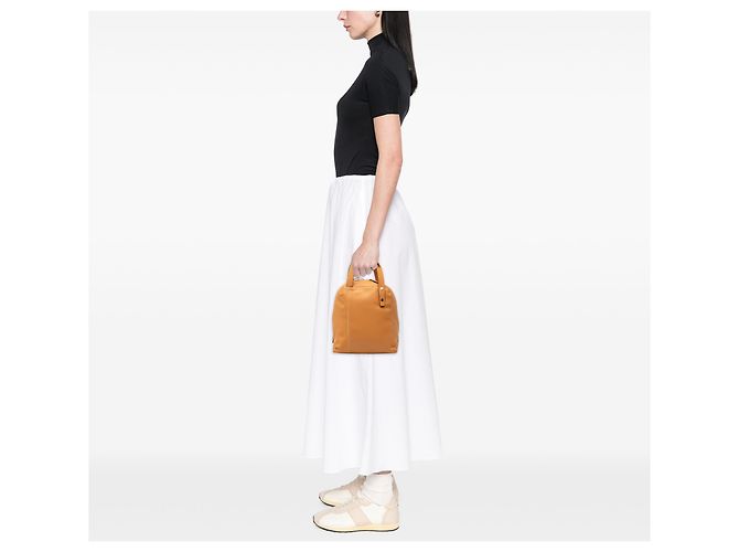 Borsa in pelle marrone LOEWE Caramello - vista 8