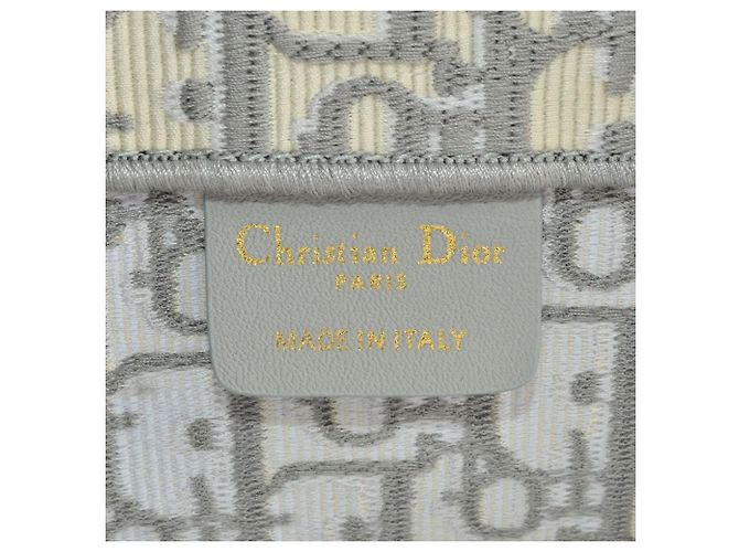 Mittelgroße Dior Oblique bestickte Tote Bag Christian Dior Braun - Ansicht 6
