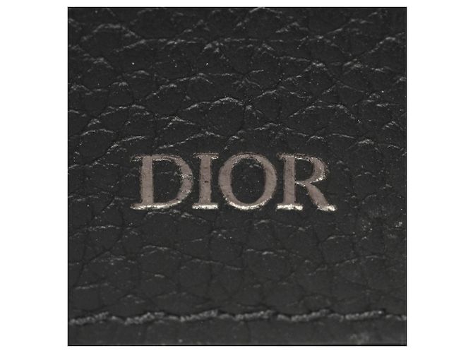 Borsa a spalla mini Dior Safari di Christian Dior Nero Beige - vista 7