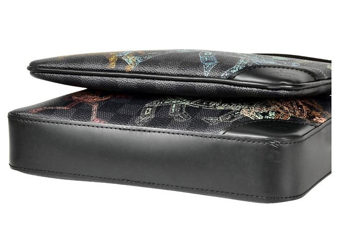 Borsa a Spalla Trio di Louis Vuitton Nero Damier ebene - vista 4