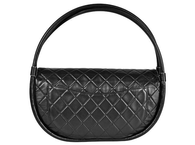 Borsa Hula Hoop di Chanel Nero - vista 3