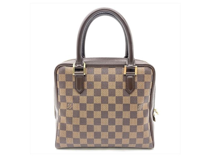 Borsa Louis Vuitton Brera in Damier Ebene Marrone - vista 2