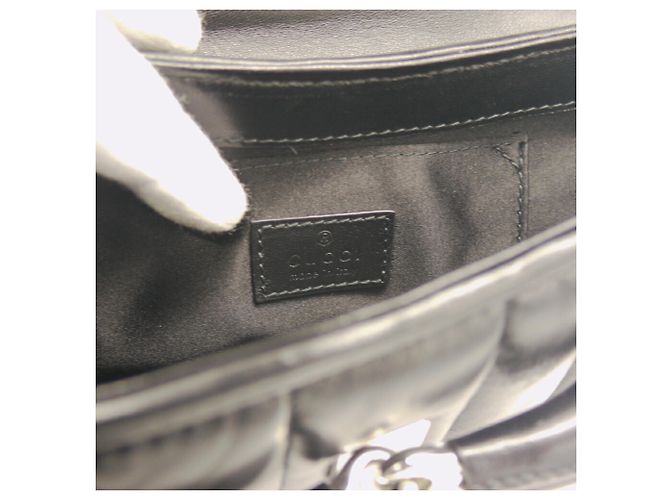 Borsa a spalla piccola Horsebit di GUCCI Nero - vista 8