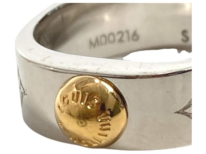 Nanogram Ring Louis Vuitton M00216 Silber Golden - Ansicht 7