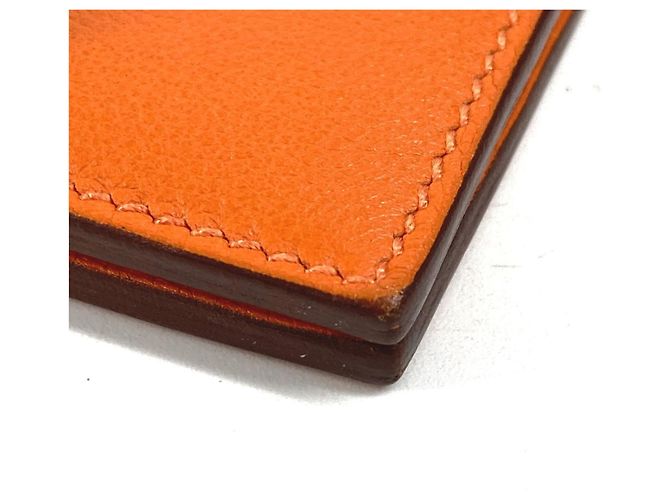 Hermès Zip Zap Kompaktgeldbörse Orange - Ansicht 5