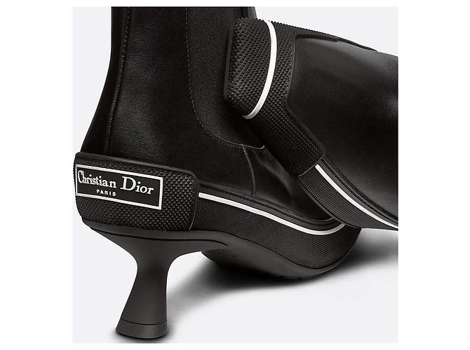 Stivaletti Dior D-Motion in pelle nera Nero - vista 4